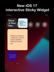 sticky widgets note 17 standby ipad images 1