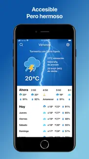 tiempo y clima para ti iphone capturas de pantalla 1