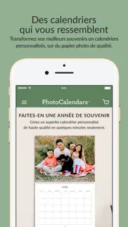 photocalendars - calendriers iPhone Captures Décran 1