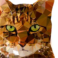 polygon art - 3d image editor logo, reviews