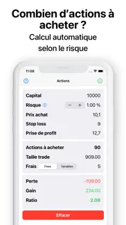 tradesize bourse crypto action iPhone Captures Décran 3