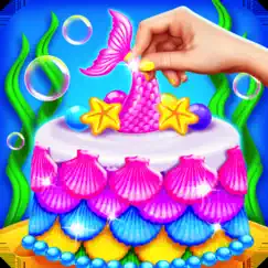mermaid cake maker chef logo, reviews