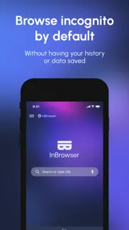 inbrowser - private browsing iPhone Captures Décran 1