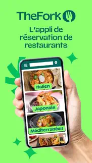 thefork. guide de restaurants iPhone Captures Décran 1