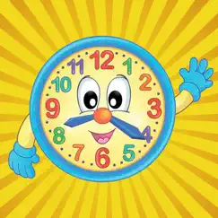 tell the time - baby learning english flash cards logo, reviews