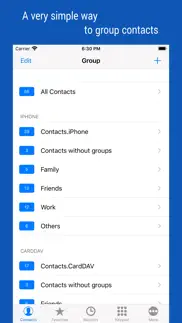 icontacts+: contacts group kit iphone images 1