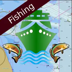 fishing maps by i-boating logo, reviews