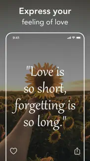 love messages, love quotes iPhone Captures Décran 3