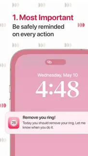 contraceptive ring reminder + iphone images 1