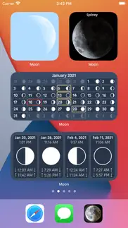 moon phases and lunar calendar iphone resimleri 4