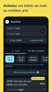 sncf connect: trains & trajets iPhone Captures Décran 3