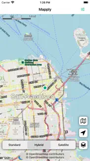 mapply for open street map iphone bildschirmfoto 4