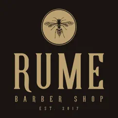 rume barber shop logo, reviews