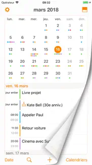 page calendar iPhone Captures Décran 3