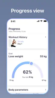 home workout app, no equipment iphone images 4