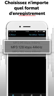 dictaphone enregistreur audio iPhone Captures Décran 4