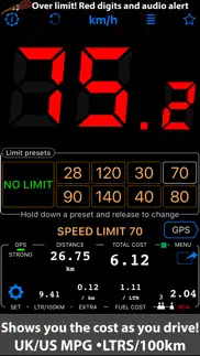 speedometer 55 pro. gps kit. iphone resimleri 2