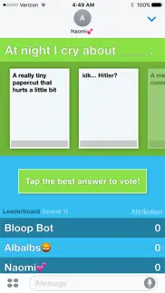 bloopers - a card game of lol vs omg iPhone Captures Décran 4