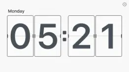 flip clock - minimalism digital alarm clock no ads iphone capturas de pantalla 2