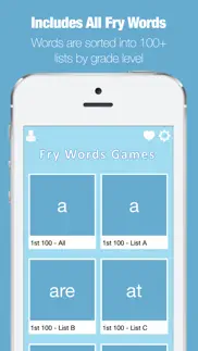 fry words games and flash cards iphone images 2