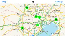 radiation map tracker displays worldwide radiation iPhone Captures Décran 3