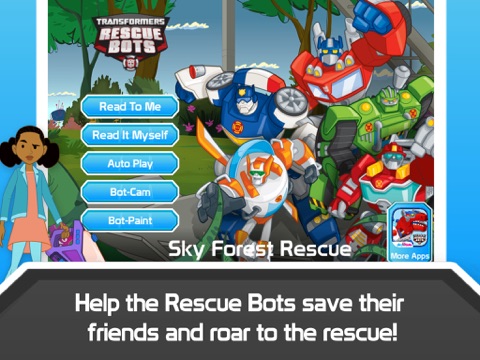 transformers rescue bots- ipad capturas de pantalla 1