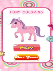 pony colouring and painting book ipad images 1