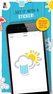 ibbleobble weather stickers for imessage iphone images 3