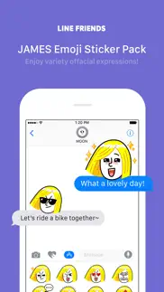 narcissist, james emoji - line friends iphone images 1