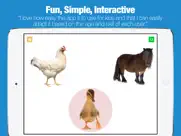 preschool games - farm animals by photo touch ipad images 2