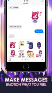 pony girls emoticons stickers for imessage iphone images 2