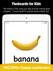 flashcards for kids - first food words ipad images 1