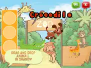 cute zoo animals vocabulary learning puzzle game ipad images 3