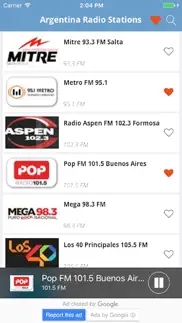 argentina radio music, news mitre, metro, pop mega iphone images 1