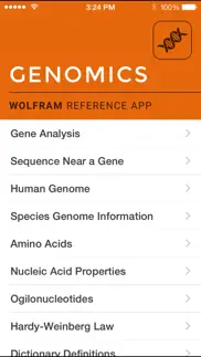 wolfram genomics reference app iphone capturas de pantalla 1