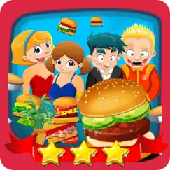 cooking burger restaurant games maker humburger logo, reviews