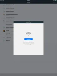 file transfer - exchange files between devices iPad Captures Décran 3