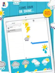 ibbleobble weather stickers for imessage ipad images 2