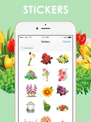 flowers blossom stickers themes by chatstick ipad images 1