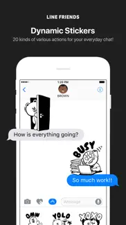 line friends dynamic stickers iphone images 1