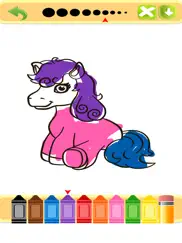 pony colouring and painting book ipad images 4