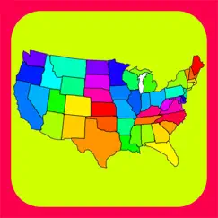 u.s. state capitals! states & capital quiz game logo, reviews