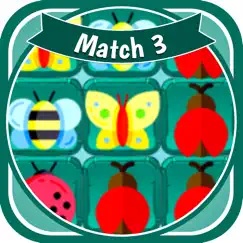 bugs and insects match3 blast games logo, reviews