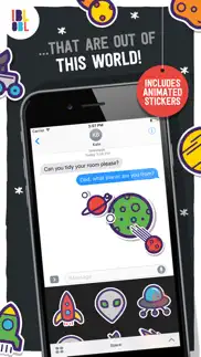 ibbleobble space stickers for imessage iphone images 2