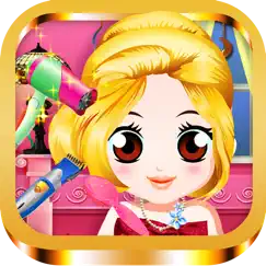 baby princess salon hair makeover games logo, reviews