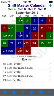 shift master shift calendar iphone images 1