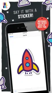 ibbleobble space stickers for imessage iphone images 3