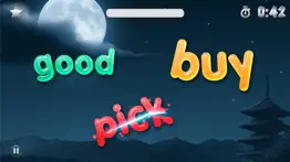 sight words ninja - slicing game to learn to read iphone images 2