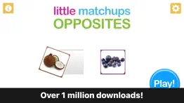 preschool game - little matchups opposites iphone images 1
