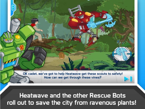transformers rescue bots- ipad capturas de pantalla 3